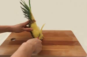 ananas dekorativ schneiden