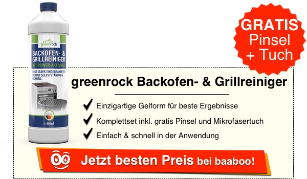 Greenrock Backofen- & Grillreiniger - Banner (HW)